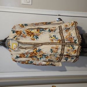 Anthropologie floral dress